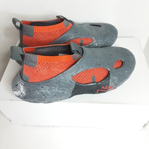 Converse A-Cold-Wall x Sponge Crater CX 'Dark Grey Tangerine Tango' A02613C NWOB - Picture 8 of 14